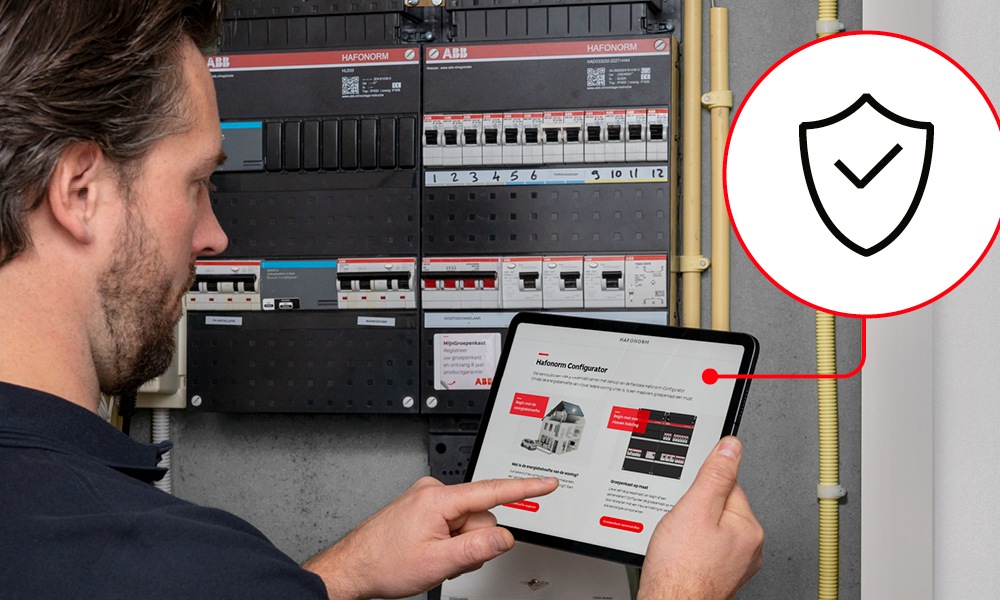 Met de Hafonorm Configurator bent u zeker van een veilige groepenkast op maat.